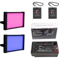 CAME-TV Boltzen Perseus RGBDT 55W Stackable 2-Light Battery Fly Travel Kit