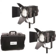 CAME-TV Boltzen B-100S Focusable 100W Fresnel Bi-Color LED 2-Light Kit