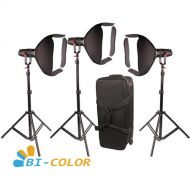 CAME-TV Boltzen 30W Bi-Color Fanless Focusable LED Fresnel 3-Light Kit