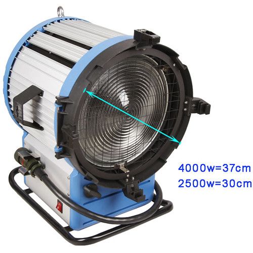  CAME-TV 2500W HMI Fresnel Light Kit with Electronic Ballast