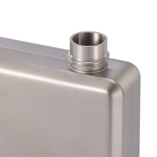  CAMEAGLE Camping Tableware 120ml Titanium Liquor Flask Funnel Portable Outdoor Travel Beer Wine Bottle for Camping Hiking Hunting Mountaineering Non Toxic Materials Tableware