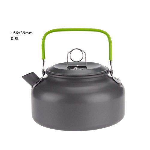  CAMEAGLE Camping Tableware 3-5 Person Camping Hiking Travel Cookware Utensils Outdoor Tableware Set Picnic Tableware Pot Pan Bowl Non Toxic Materials Food Fruit Storage Kit