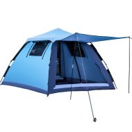 CAMEL Durable 4-Person Spinning Instant Tent Spacious Pop Up Tent for Camping and Beach With A Porch (7.547.544.75 Ft.)