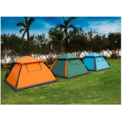  CAMEL Durable 4-Person Spinning Instant Tent Spacious Pop Up Tent for Camping and Beach With A Porch (7.547.544.75 Ft.)