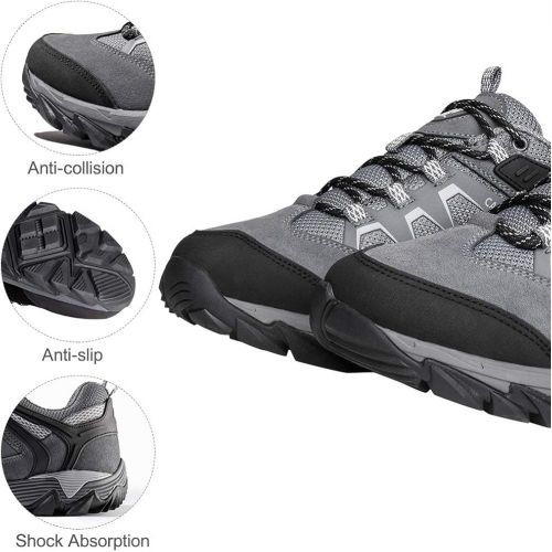  [아마존 핫딜]  [아마존핫딜]CAMEL+CROWN CAMEL CROWN Hiking Shoes Men Non-Slip Sneakers Low Top for Outdoor Trailing Trekking Walking