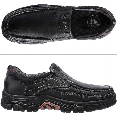  [아마존핫딜][아마존 핫딜] CAMEL+CROWN CAMEL CROWN Mens Loafers Slip-On Loafer Leather Casual Walking Shoes Comfortable for Work Office Dress Outdoor