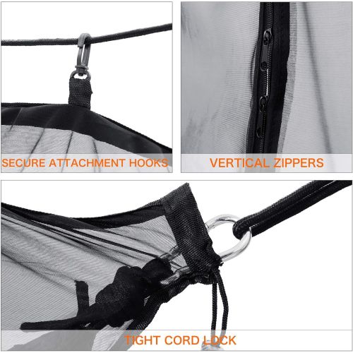  CAMEL CROWN Hammock Mosquito Net -Hammock Bug Net Compact, Ultralight, Easy Set Up, High Ventilation, Essential Camping