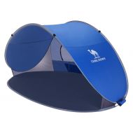 CAMEL CROWN Beach Tent Sun Shelter Pop Up, Portable Beach Sun Shade Tent Easy Setup Anti UV Outdoors Instant Shader with Carry Bag for Beach, Travel, Camping, Picnic