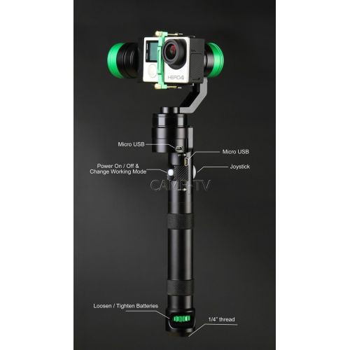  CAME-TV Came-Action 3-Axis Gimbal with Encoders for GoPro Cameras