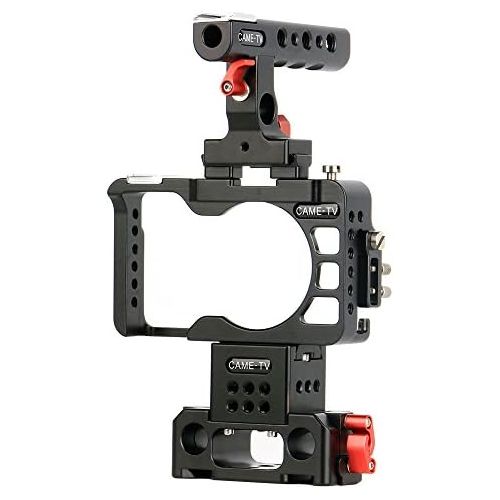  Came-TV Rig with Handle, Cage and Baseplate for Sony a6300 Camera