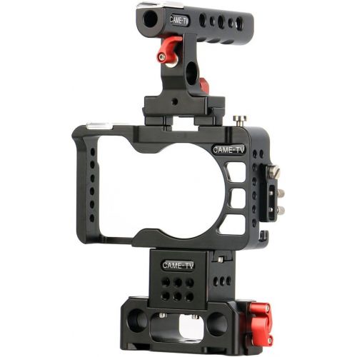 Came-TV Rig with Handle, Cage and Baseplate for Sony a6300 Camera