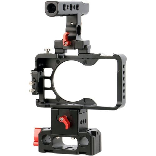  Came-TV Rig with Handle, Cage and Baseplate for Sony a6300 Camera