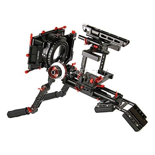  Came-TV DSLR Cage with Hand Grip for Panasonic GH4, Sony A7s and Canon 5D Mark III Cameras