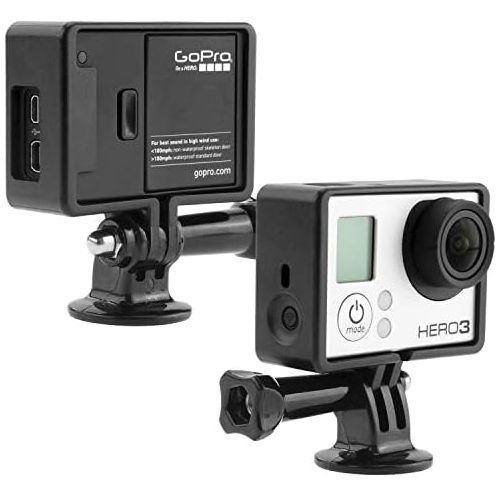  [아마존베스트]CamKix Frame Mount for GoPro Hero 4, 3+, and 3 / USB, HDMI, and SD Slots Fully Accessible - Light and Compact Housing for Your Action Camera - Includes 1 Large Thumbscrew / 1 Tripo