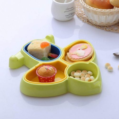  CAMLEO baby dish Plane Shape Kids Breakfast Divided Plate Cartoon Air Plane Baby Dinnerware Dish