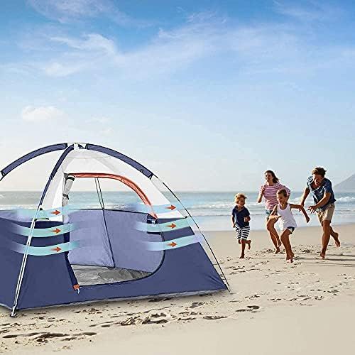  CAMPROS CP CAMPROS 3 Person Tent - Dome Tents for Camping, Waterproof Windproof Backpacking Tent, Easy Set up Small Lightweight Tents, Hiking Beach Outdoor with 3 Mesh Windows
