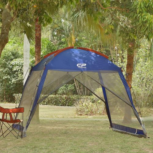 CAMPROS CP CAMPROS Screen House Room Screened Mesh Net Wall Canopy Tent Camping Tent Screen Shelter Gazebos for Patios Outdoor Camping Activities