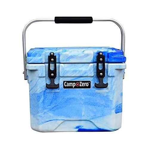  CAMP-ZERO 10 10.6 Qt. Cooler with 2 Molded-in Cup Holders and Folding Aluminum Handle