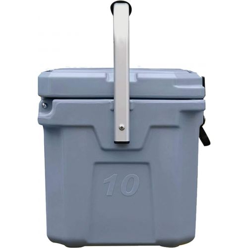  CAMP ZERO 10 10.6 Qt. Cooler with 2 Molded in Cup Holders and Folding Aluminum Handle