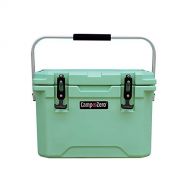 CAMP-ZERO 20L | 21.13 Quart Premium Cooler/Ice Chest with 4 Molded-in Cup Holders | Green