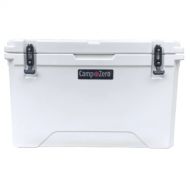 CAMP-ZERO 80L Cooler/Ice Chest with 4 Molded-in Cup Holders and No-Lose Drain Plug
