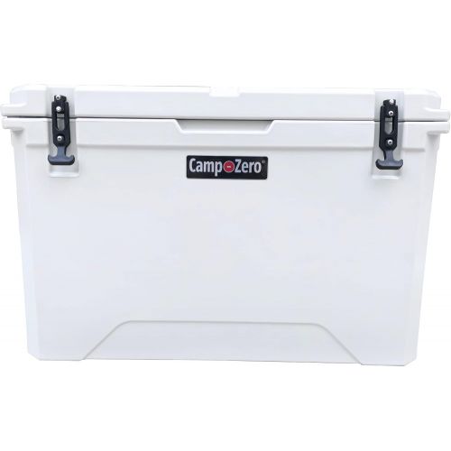  CAMP-ZERO 110L Cooler/Ice Chest with 4 Molded-in Cup Holders and No-Lose Drain Plug