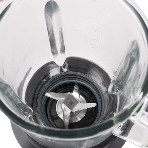  CAMRY Standmixer 1.500 Watt Glas Edelstahl | Smoothie Maker | Mixer | Universal Power Mixer | 1,3 Liter | 4-Fach Stahlmesser | Zerkleinerer | Eiweiss Shaker | Ice Crusher | Eis Crusher |