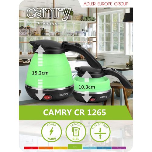  Camry cr-1265Wasserkocher faltbar gruen