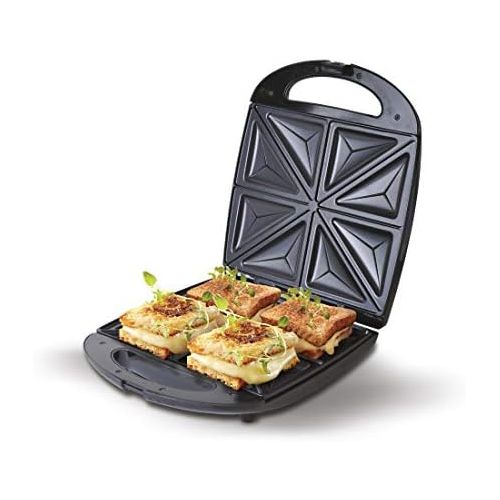  [아마존베스트]CAMRY Stainless Steel Sandwich Maker Toaster XXL 4 Portion 1.100 Watt