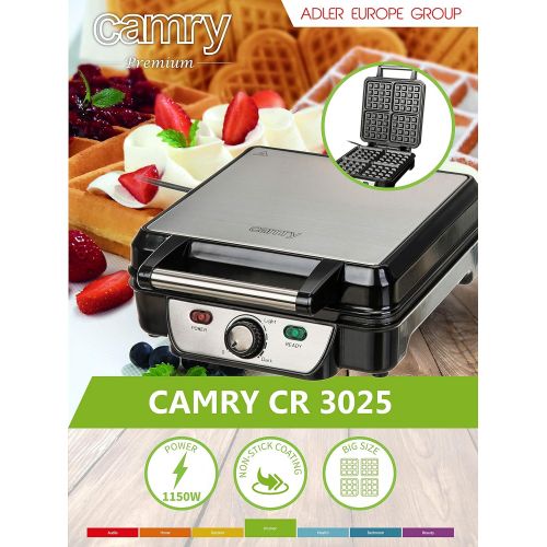 [아마존베스트]Waffle maker Camry CR 3025