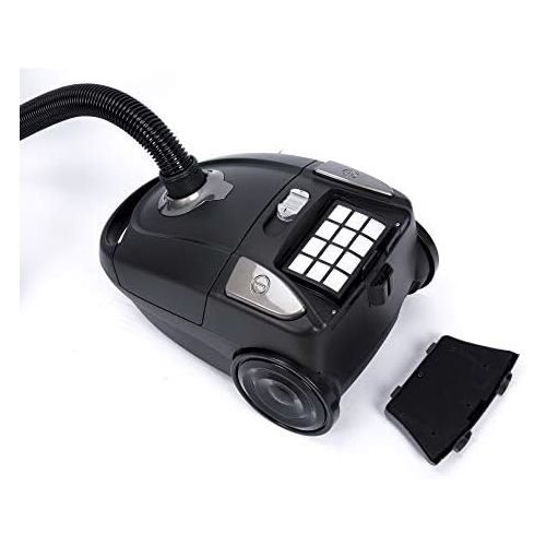  [아마존베스트]CAMRY CR 7037 Vacuum Cleaner 2300 W, Quiet Floor Vacuum Cleaner 68 dB with 4 Bags and Filter Hepa 12.7 m Long Cable, 3 L Bag, Energy Efficiency Class A, Includes Four Attachments,