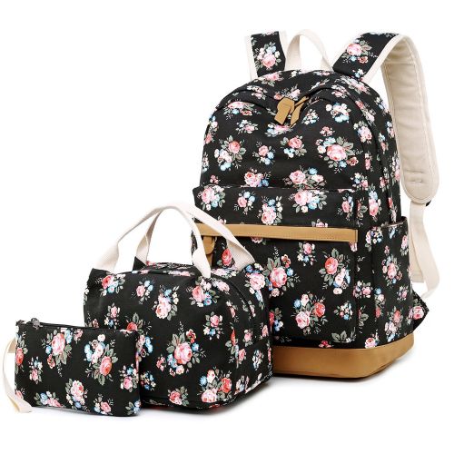  CAMTOP School Backpack for Girls Teens Bookbag Lightweight School Bag Set (Flamigo)