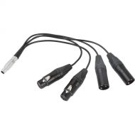 CAMVATE 10-Pin LEMO-Type to 3-Pin XLR Audio Breakout Cable for Atomos Shogun/Inferno (13.7