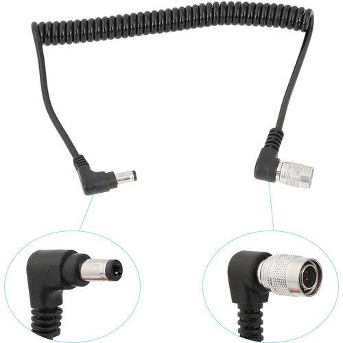  CAMVATE DC 2.5mm to 4-Pin Male Right-Angle Power Cable for Sound Devices and Zoom Field Recorders (12.6