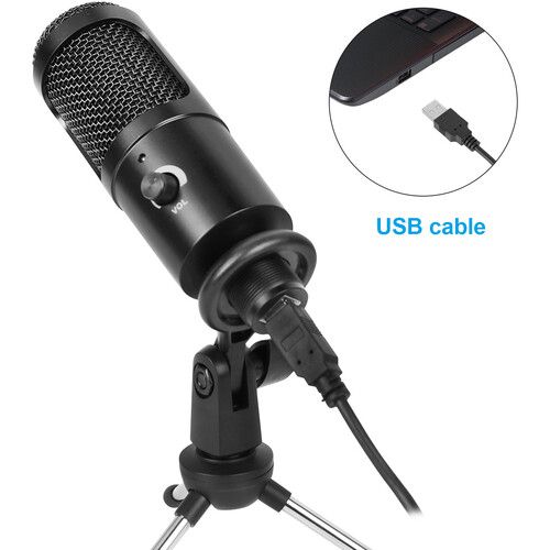  CAMVATE USB Condenser Microphone with Desktop Tripod