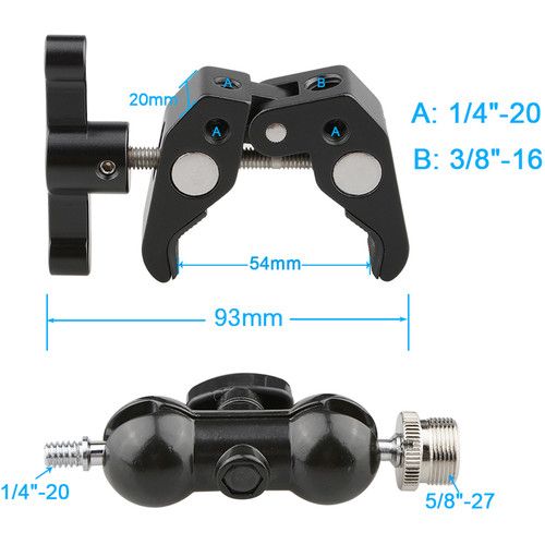  CAMVATE Crab Clamp with 5/8