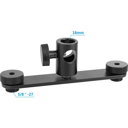  CAMVATE Dual-Microphone Bracket with Light Stand Mount