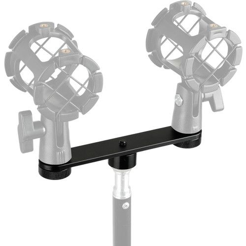  CAMVATE Dual Microphone Mount T-Bracket with 5/8