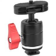 CAMVATE Mini Ball Head with Shoe Mount Adapter