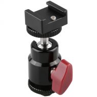 CAMVATE C1488 Mini Ball Head with Cold Shoe and Bottom Shoe Mount