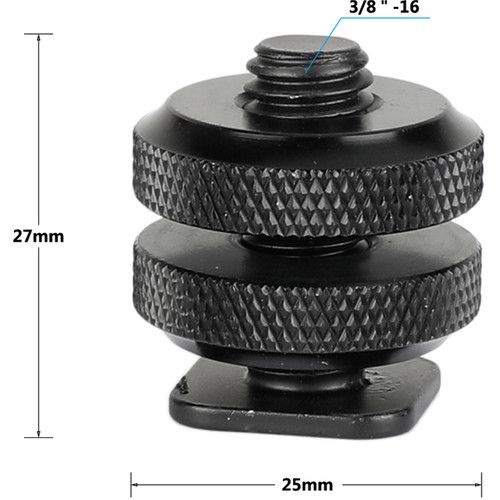  CAMVATE Shoe Mount Adapter with 3/8