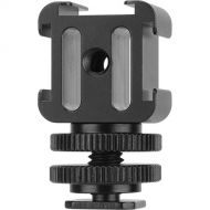 CAMVATE 3-Way Cold Shoe Mount with Cold Shoe Mount Adapter