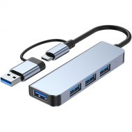 CAMVATE 4-Port USB-A Hub (Silver)