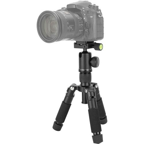  CAMVATE Mini Tabletop Aluminum Tripod with Arca-Type Ball Head (Black)