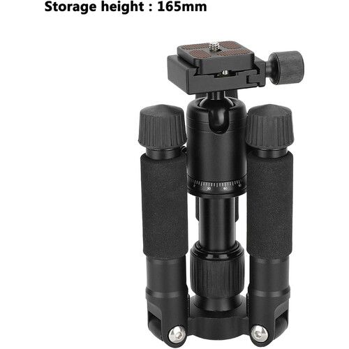  CAMVATE Mini Tabletop Aluminum Tripod with Arca-Type Ball Head (Black)