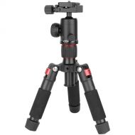CAMVATE Mini Tabletop Aluminum Tripod with Arca-Type Ball Head (Black with Red Accents)