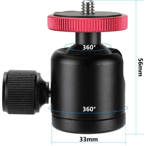  CAMVATE Mini Ball Head Mount with 1/4