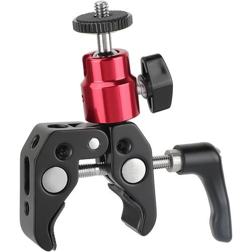  CAMVATE Universal Super Crab Gripper Clamp with Knob and Red 1/4