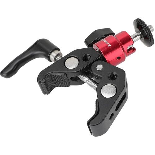  CAMVATE Universal Super Crab Gripper Clamp with Knob and Red 1/4