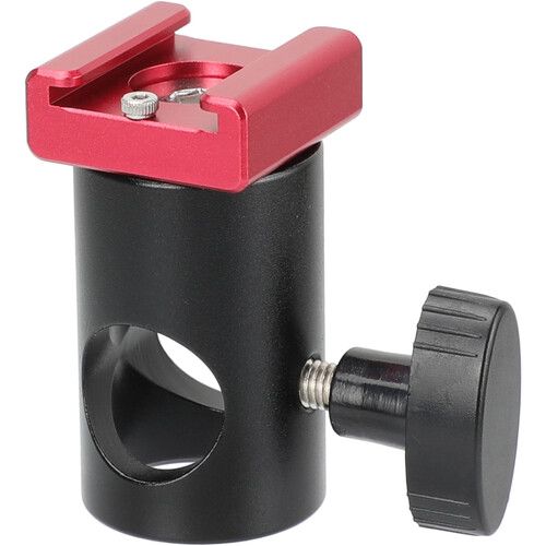  CAMVATE Light Stand Mount with Cold Shoe Mount Adapter (Red)